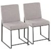 Lumisource Set Of 2 High Back Fuji Dining Chairs Home -Ruelala 3050039150 RLLD 1