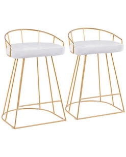 Lumisource Set Of 2 Canary Counter Stools Home