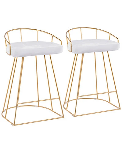 Lumisource Set Of 2 Canary Counter Stools Home