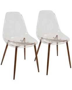 Lumisource Set Of 2 Clara Dining Chairs Home