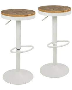 Lumisource Set Of 2 Dakota Barstools Home
