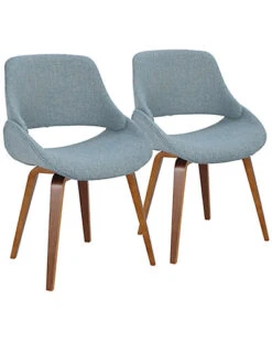 Lumisource Set Of 2 Fabrico Chairs Home