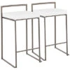 Lumisource Set Of 2 Fuji Stacker Counter Stools Home -Ruelala 3050086423 RLLD 1
