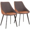 Lumisource Set Of 2 Marche Two-Tone Chairs Home 2 Lumisource Set Of 2 Marche Two-Tone Chairs Home -Ruelala 3050087053 RLLD 1