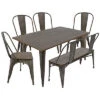 Lumisource 6pc Oregon Dining Set Home 1 Lumisource 6pc Oregon Dining Set Home -Ruelala 3050087102 RLLD 1