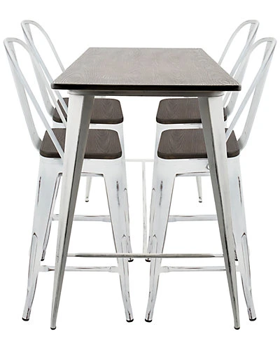 Lumisource Oregon High Back Counter Set Home 4 Lumisource Oregon High Back Counter Set Home - Image 2