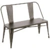 Lumisource Oregon Metal Bench Home 2 Lumisource Oregon Metal Bench Home -Ruelala 3050087123 RLLD 1