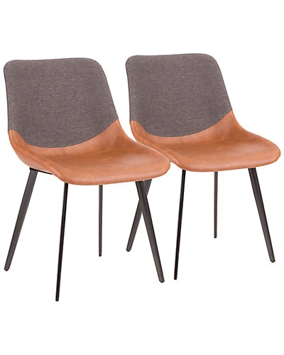 Lumisource Set Of 2 Outlaw Two-Tone Chairs Home 3 Lumisource Set Of 2 Outlaw Two-Tone Chairs Home