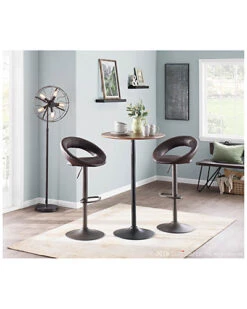 Lumisource Pebble Adjustable Bar/Counter Table Home