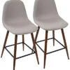Lumisource Set Of 2 Pebble Counter Stools Home