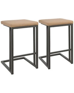 Lumisource Set Of 2 Roman Counter Stools Home