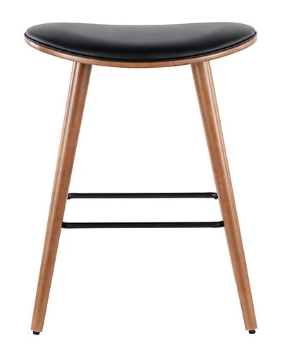 Lumisource Set Of 2 Saddle Counter Stools Home 4 Lumisource Set Of 2 Saddle Counter Stools Home - Image 2