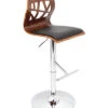 Lumisource Folia Barstool Home Black -Ruelala 3050103348 RLLD 1