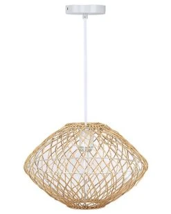 Lumisource Nest Natural 10.5in Rattan Wall Sconce Home
