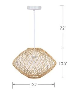 Lumisource Nest Natural 10.5in Rattan Wall Sconce Home -Ruelala 3050171316 RLLD 3