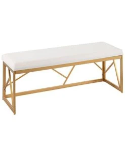 Lumisource Folia Metal Bench Home
