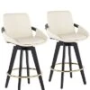 Lumisource Set Of 2 Cosmo Swivel Fixed-Height Counter Stools Home 1 Lumisource Set Of 2 Cosmo Swivel Fixed-Height Counter Stools Home -Ruelala 3050231253 RLLD 1