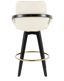 Lumisource Set Of 2 Cosmo Swivel Fixed-Height Counter Stools Home -Ruelala 3050231253 RLLD 3