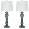 Lumisource Set Of 2 Windsor 25.5in Glass Table Lamps Home 1 Lumisource Set Of 2 Windsor 25.5in Glass Table Lamps Home -Ruelala 3050259830 RLLD 1