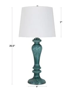 Lumisource Set Of 2 Windsor 25.5in Glass Table Lamps Home 7 Lumisource Set Of 2 Windsor 25.5in Glass Table Lamps Home -Ruelala 3050259830 RLLD 3