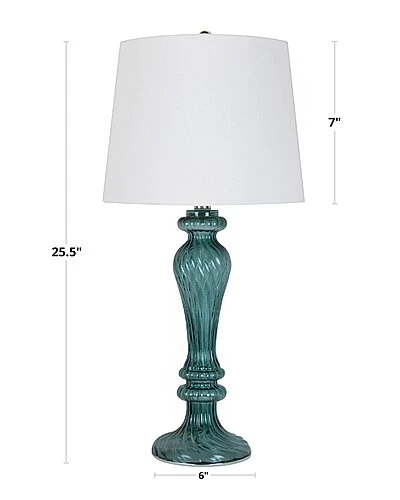 Lumisource Set Of 2 Windsor 25.5in Glass Table Lamps Home 5 Lumisource Set Of 2 Windsor 25.5in Glass Table Lamps Home - Image 3