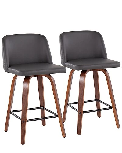 Lumisource Set Of 2 Toriano Fixed-Height Counter Stools Home 3 Lumisource Set Of 2 Toriano Fixed-Height Counter Stools Home