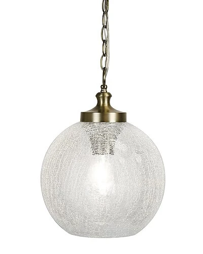 Lumisource 11in Globe 13.25in Glass Pendant Lamp Home 4 Lumisource 11in Globe 13.25in Glass Pendant Lamp Home - Image 2