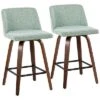 Lumisource Toriano Counter Stool Set Of 2 Home