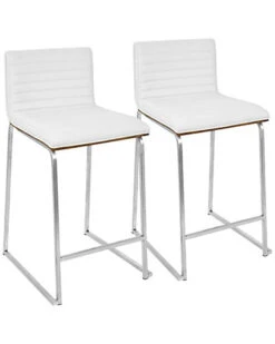 Lumisource Set Of 2 Mara Counter Stools Home