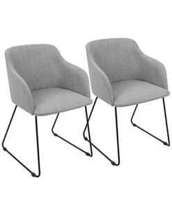 Lumisource Set Of 2 Daniella Dining Chairs Home