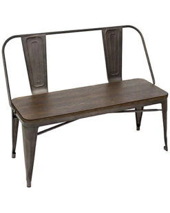Lumisource Oregon Dining Bench Home