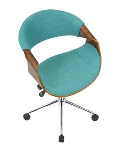 Lumisource Curvo Office Chair Home 7 Lumisource Curvo Office Chair Home -Ruelala 3050344251 RLLD 3