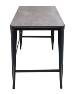 Lumisource Pia Wood Top Desk Home -Ruelala 3050344261 RLLD 3