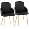 Lumisource Set Of 2 Dahlia Dining Chairs Home 1 Lumisource Set Of 2 Dahlia Dining Chairs Home -Ruelala 3050345277 RLLD 1