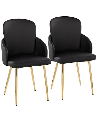 Lumisource Set Of 2 Dahlia Dining Chairs Home 3 Lumisource Set Of 2 Dahlia Dining Chairs Home