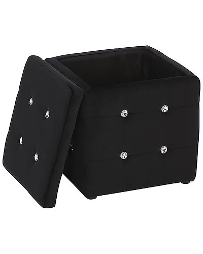 Lumisource Pouf Square Ottoman Home 4 Lumisource Pouf Square Ottoman Home - Image 2