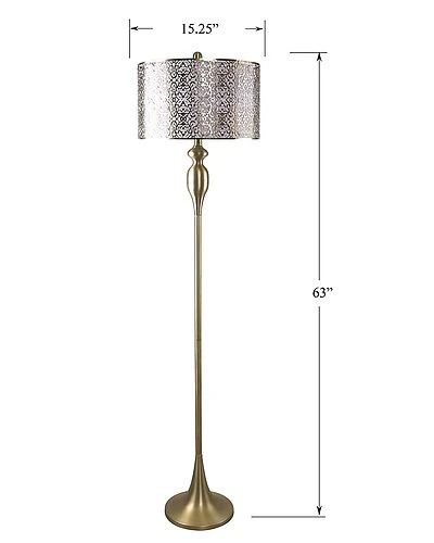 Lumisource Ashland 63in Metal Floor Lamp Home 5 Lumisource Ashland 63in Metal Floor Lamp Home - Image 3