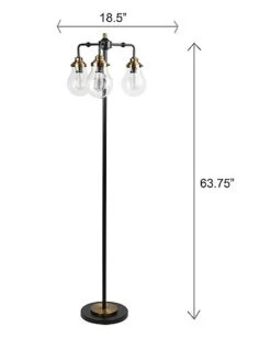 Lumisource Sherlock 63.75in Metal Floor Lamp Home 9 Lumisource Sherlock 63.75in Metal Floor Lamp Home -Ruelala 3050405862 RLLD 4