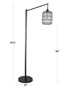 Lumisource Indy Wire 67.5in Metal Floor Lamp Home -Ruelala 3050405866 RLLD 4
