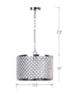 Lumisource K9 Dangles Drum Pendant 10in Metal Pendant Lamp Home 7 Lumisource K9 Dangles Drum Pendant 10in Metal Pendant Lamp Home -Ruelala 3050405873 RLLD 3