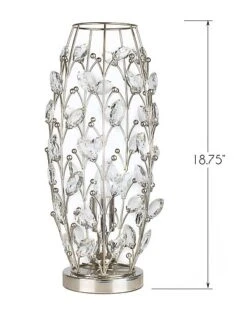 Lumisource Crystal Buds 18.75in Metal Uplight Home -Ruelala 3050405886 RLLD 3