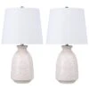 Lumisource Set Of 2 Claudia 20in Ceramic Accent Lamps Home -Ruelala 3050405891 RLLD 1