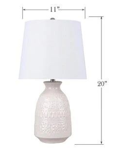 Lumisource Set Of 2 Claudia 20in Ceramic Accent Lamps Home 7 Lumisource Set Of 2 Claudia 20in Ceramic Accent Lamps Home -Ruelala 3050405891 RLLD 3