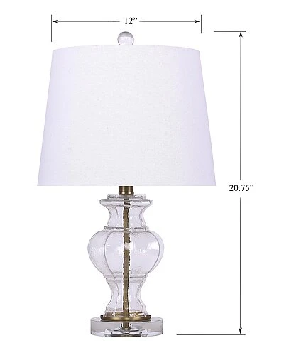 Lumisource Nonna 20.75in Glass Accent Lamp Home 5 Lumisource Nonna 20.75in Glass Accent Lamp Home - Image 3