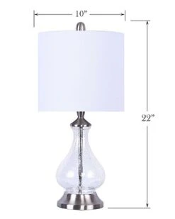 Lumisource Set Of 2 Jasmine 22in Glass Accent Lamps Home 7 Lumisource Set Of 2 Jasmine 22in Glass Accent Lamps Home -Ruelala 3050405896 RLLD 3