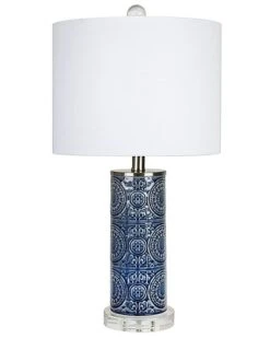 Lumisource Spyro 23in Ceramic Table Lamp Home