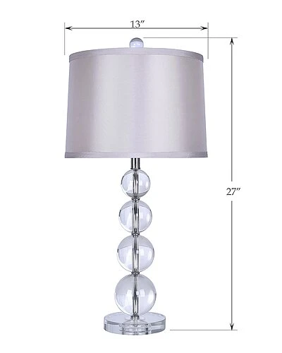 Lumisource Set Of 2 Olaf 27in Crystal Table Lamps Home 5 Lumisource Set Of 2 Olaf 27in Crystal Table Lamps Home - Image 3