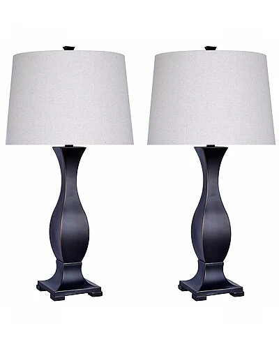 Lumisource Set Of 2 Riley 29.25in Poly Table Lamps Home 3 Lumisource Set Of 2 Riley 29.25in Poly Table Lamps Home