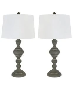 Lumisource Set Of 2 Morocco 30.25in Poly Table Lamps Home