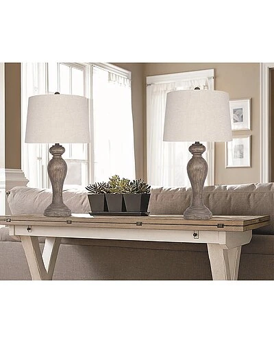 Lumisource Set Of 2 Peppa 32in Poly Table Lamps Home 4 Lumisource Set Of 2 Peppa 32in Poly Table Lamps Home - Image 2